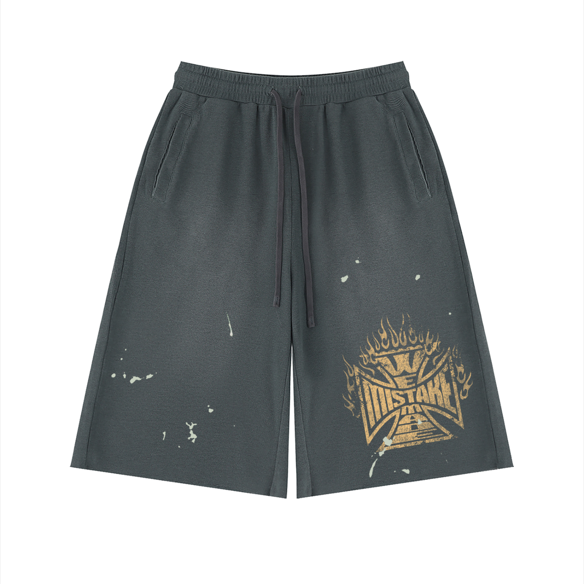 BIKER FLEECE SHORTS