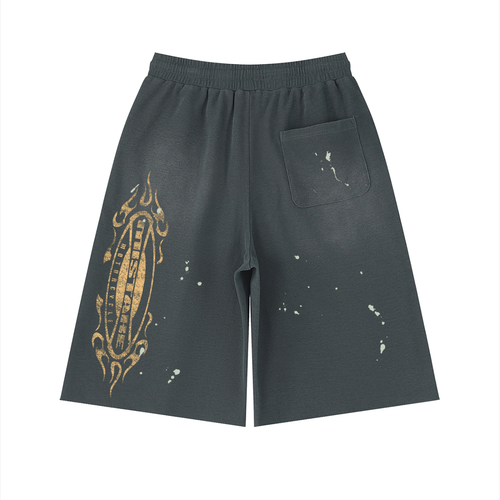 BIKER FLEECE SHORTS