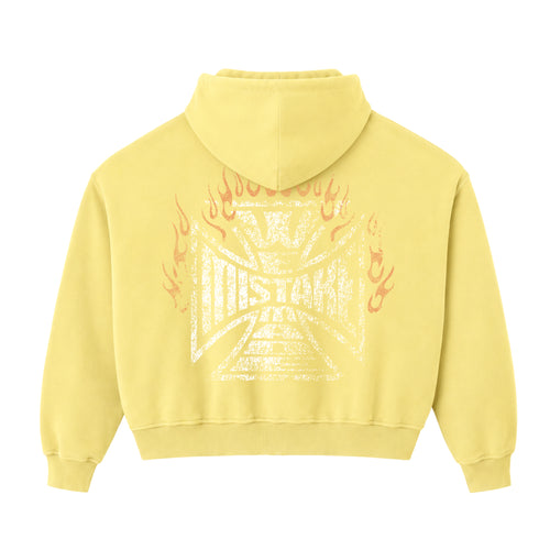 MISTAKEN FLEECE HOODIE (YELLOW)