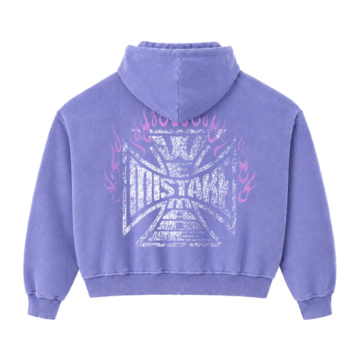 MISTAKEN FLEECE HOODIE (PURPLE)