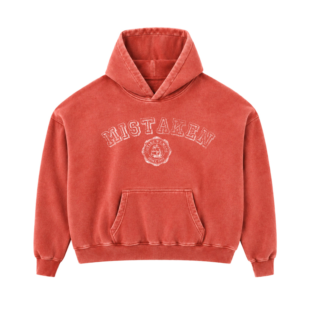 MISTAKEN FLEECE HOODIE (RED)