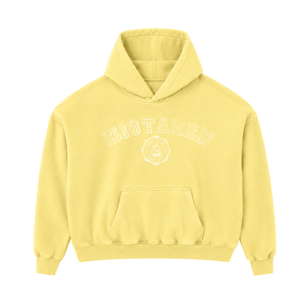 MISTAKEN FLEECE HOODIE (YELLOW)