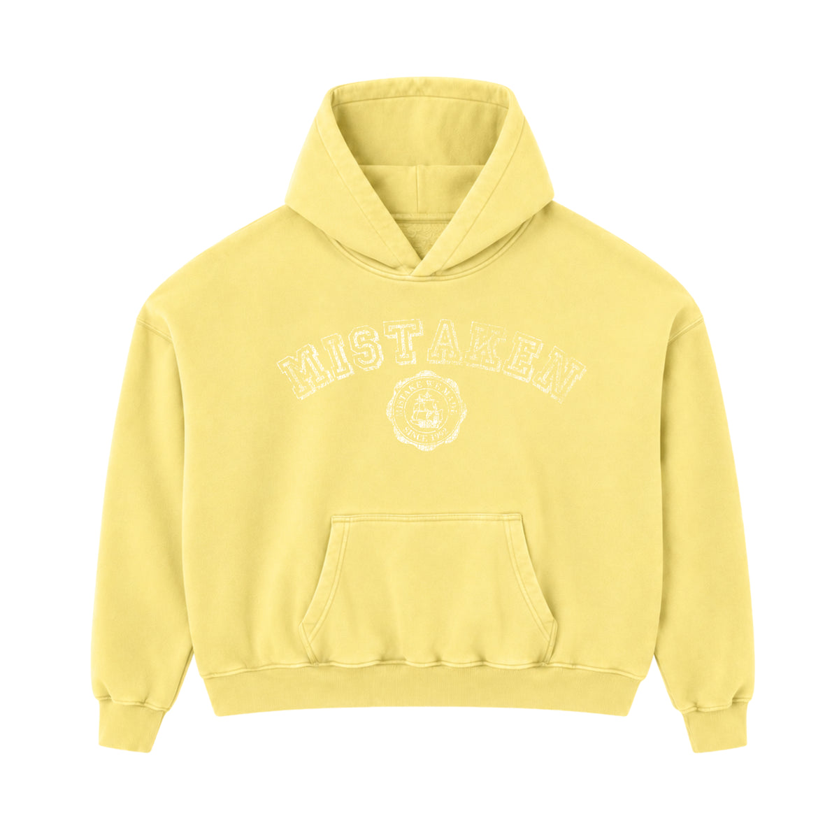 MISTAKEN FLEECE HOODIE (YELLOW)